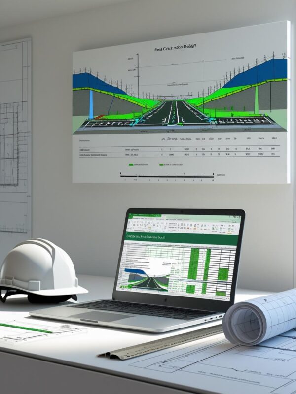 excel template: dynamic level sheet for highway construction | survey & elevation data tool