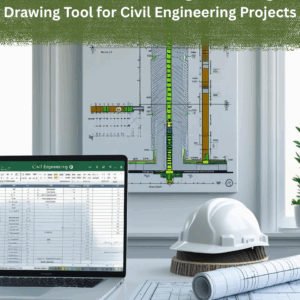 excel template: road cross section design & chainage drawing tool for civil engineering projects